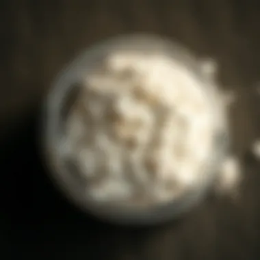 Borax powder in a small container