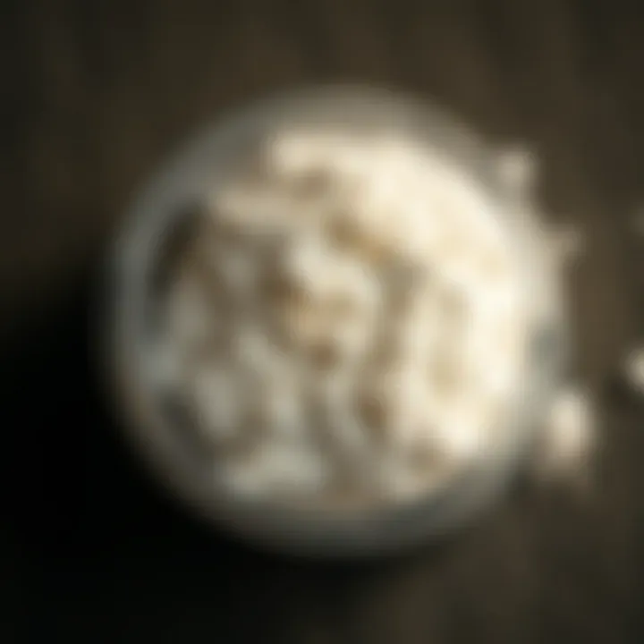 Borax powder in a small container