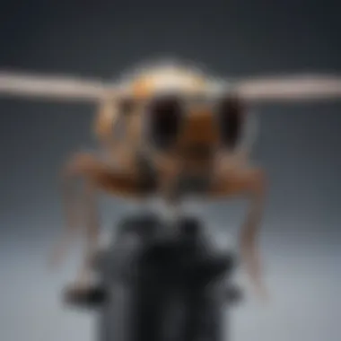 Close-up view of the Vector Classic Fly Light's illumination technology in action