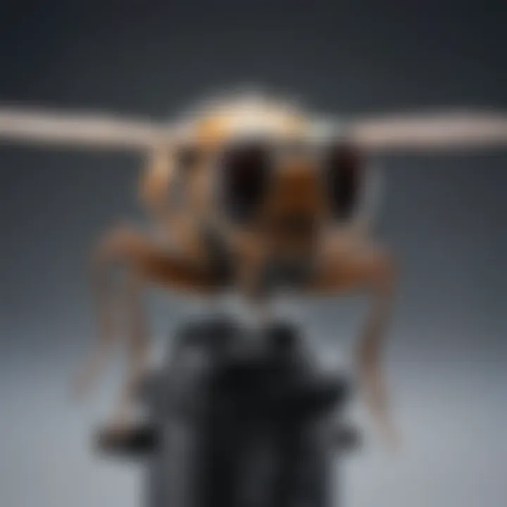 Close-up view of the Vector Classic Fly Light's illumination technology in action